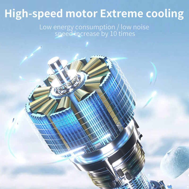 Turbofan Strong Wind Cooling Portable Outdoor USB Rechargeable