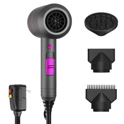 Hair Dryer Cool Warm Hot Wind With Diffuser Concentrato 1800W